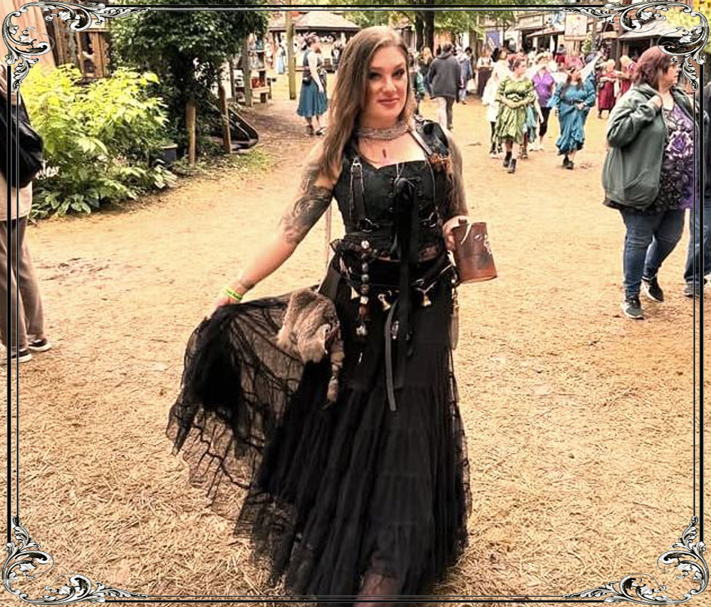 Fur tribal Belt Pouch